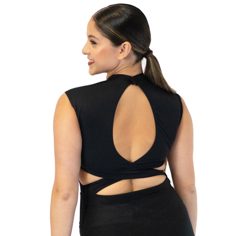 Cutout Cross Back Leotard