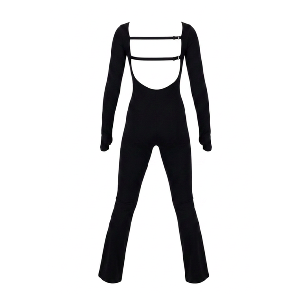 Long Sleeve Flare Leg Unitard