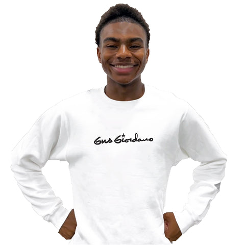Gus Giordano Signature White Sweatshirt
