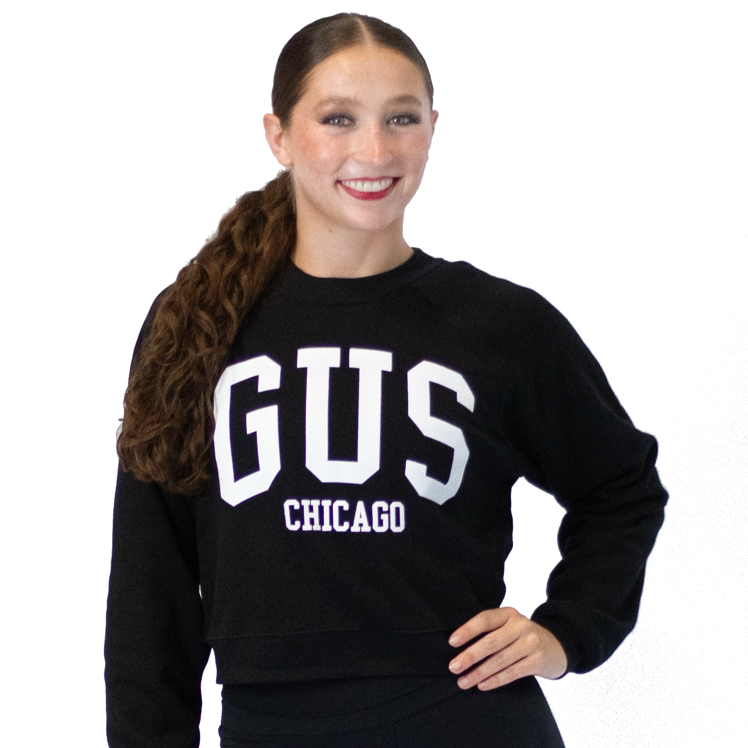 GUS Chicago Crop Lightweight Sweatshirt